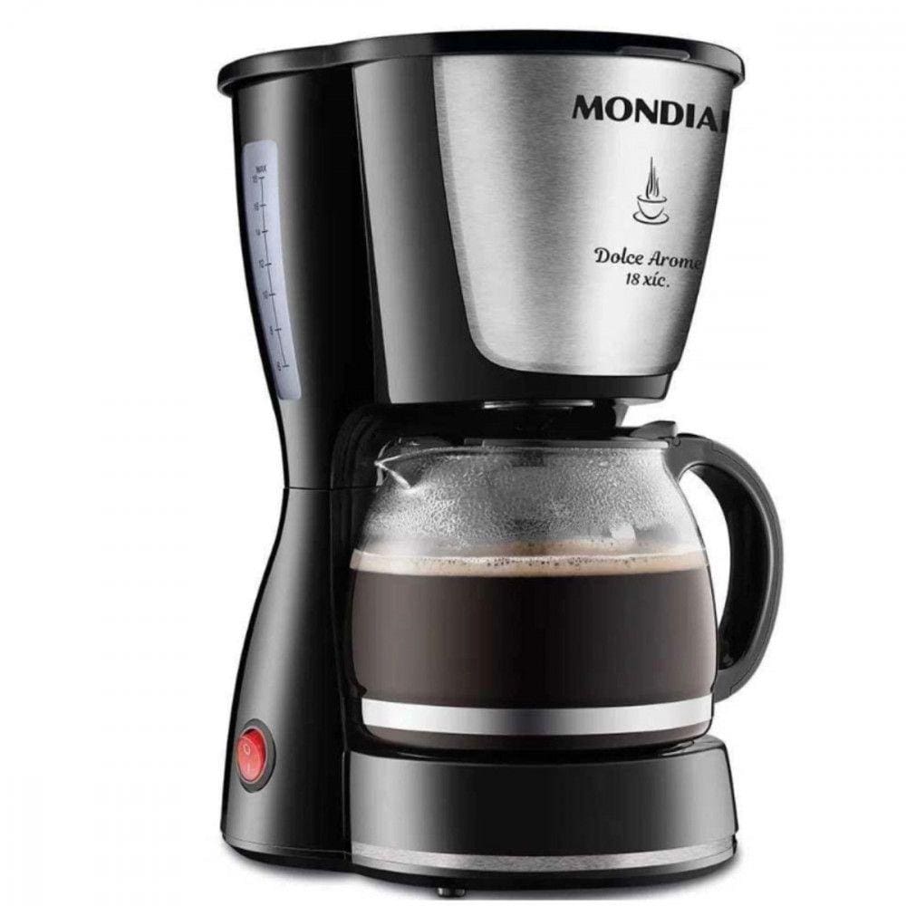 Cafeteira Elétrica Mondial Dolce Arome Preto 220v - C-30-18x