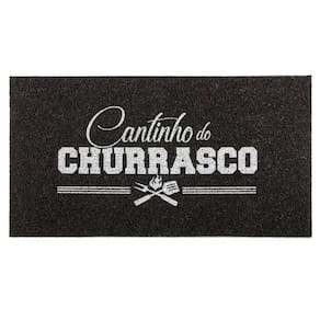 Tapete Capacho Vinil para Churrasqueira Kapazi 40x75 cm