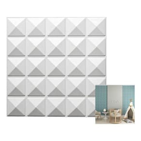 Placas Decorativas 3D M Revestimento Paredes Teto Piramidal