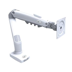 Suporte para Monitor / TV até 35 - Articulado de Mesa com Ajuste de Altura - Branco - ELG F80W