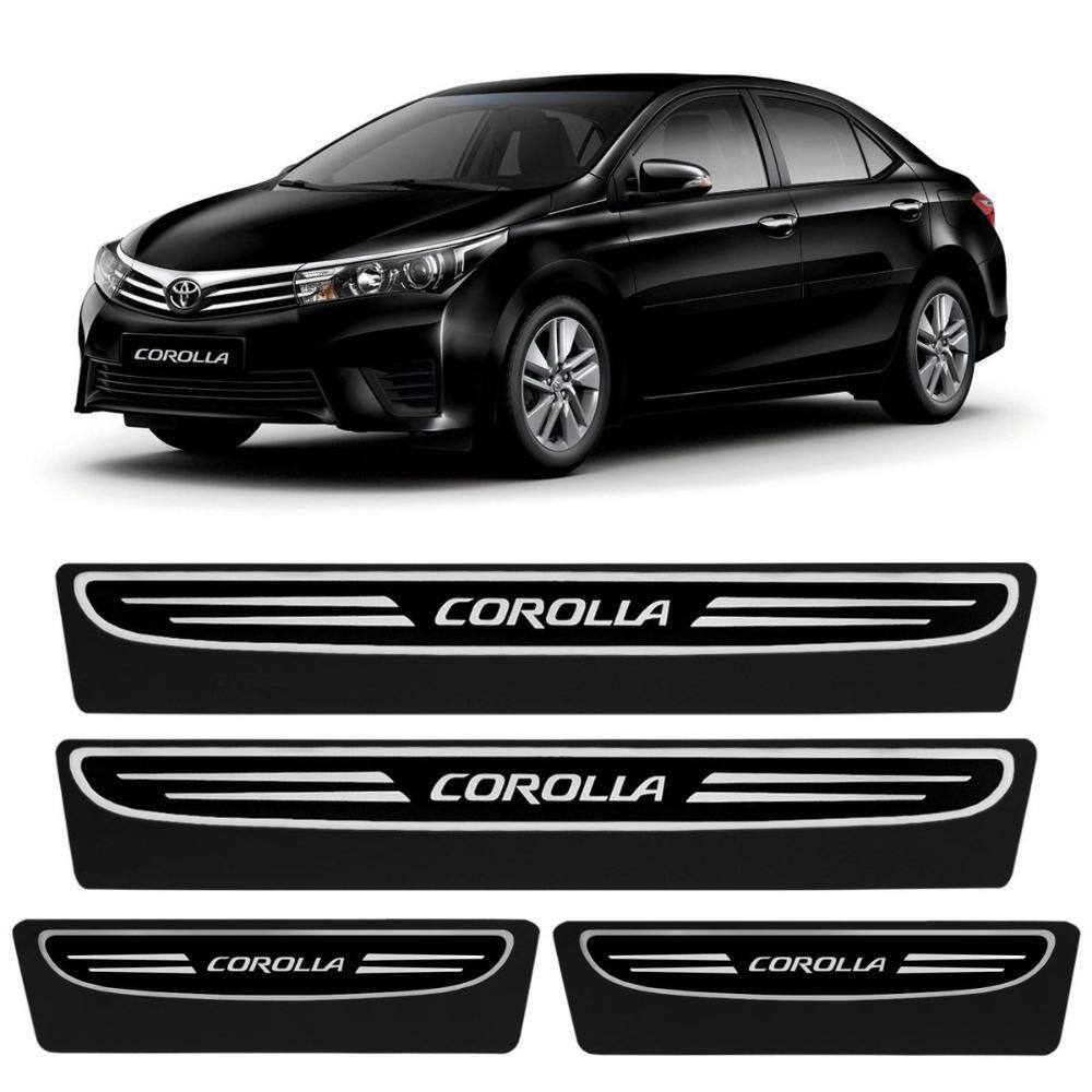 Jogo Soleira Premium Corolla 2014 a 2019 Elegance 4 Portas