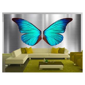 Papel De Parede 3D Arte Asas Selfie Insta Cores 3,5M Tra213