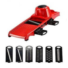 Mandoline Slicer 6 Em 1 Ralador Fatiador Legumes Aço Inoxidável