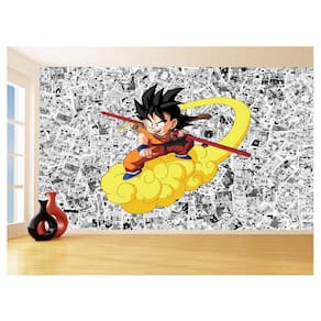 Papel De Parede Dragon Ball Goku Página Manga 3,5M Dbz527
