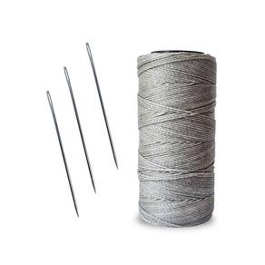 Linha Para Artesanato, Couros, Sapato N04 + 3 Agulhas De Aço