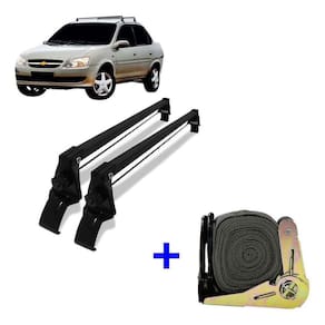 Rack Teto Corsa Hatch Classic 4 Pts 96 A 15 + Cinta Catraca