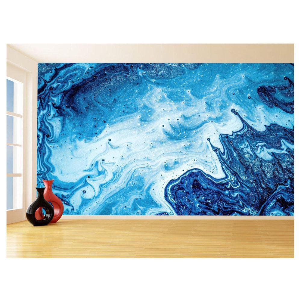 Papel De Parede 3D Estilo Marmore Tintas Cores 3,5M Mbr131