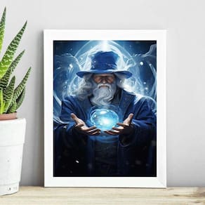 Quadro Arquétipo Do Mago 45X34Cm