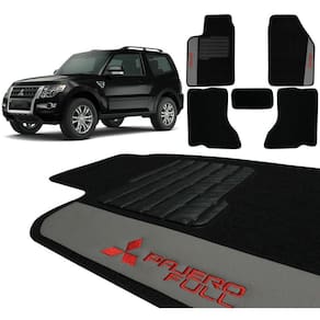 Tapete Carpete Mitsubishi Pajero Full 1998 18 Pto Bordado 5