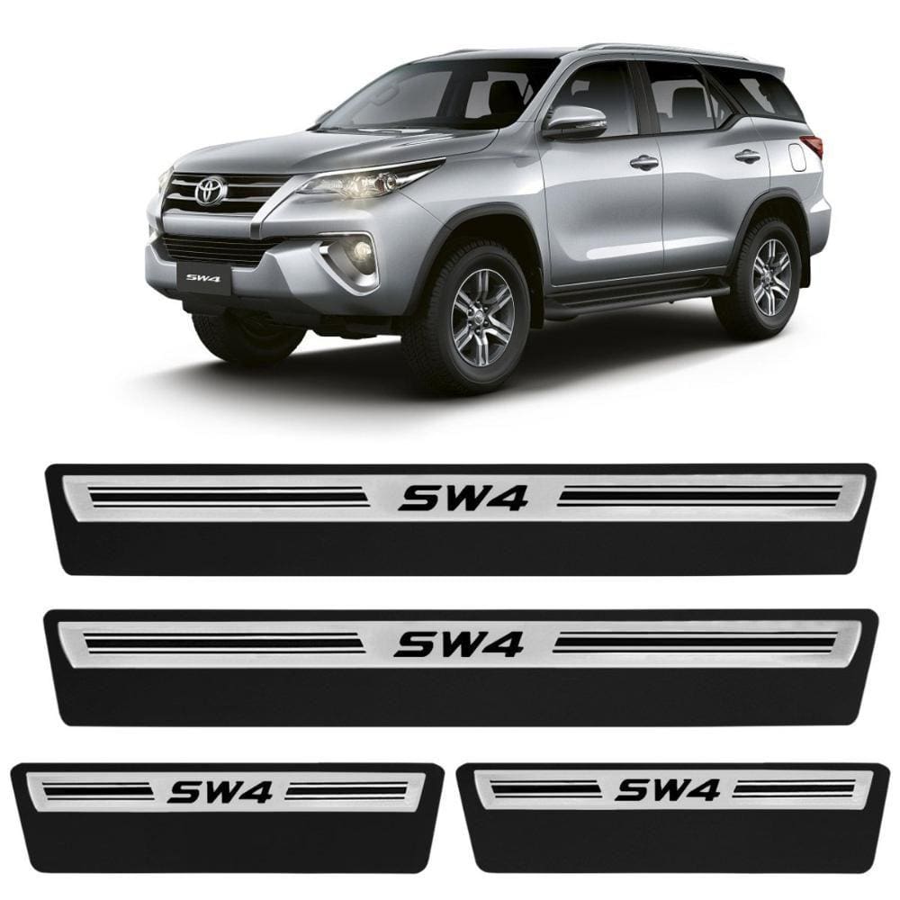 Jogo de Soleira Premium Sw4 2006 a 2023 Escovada 4 Portas