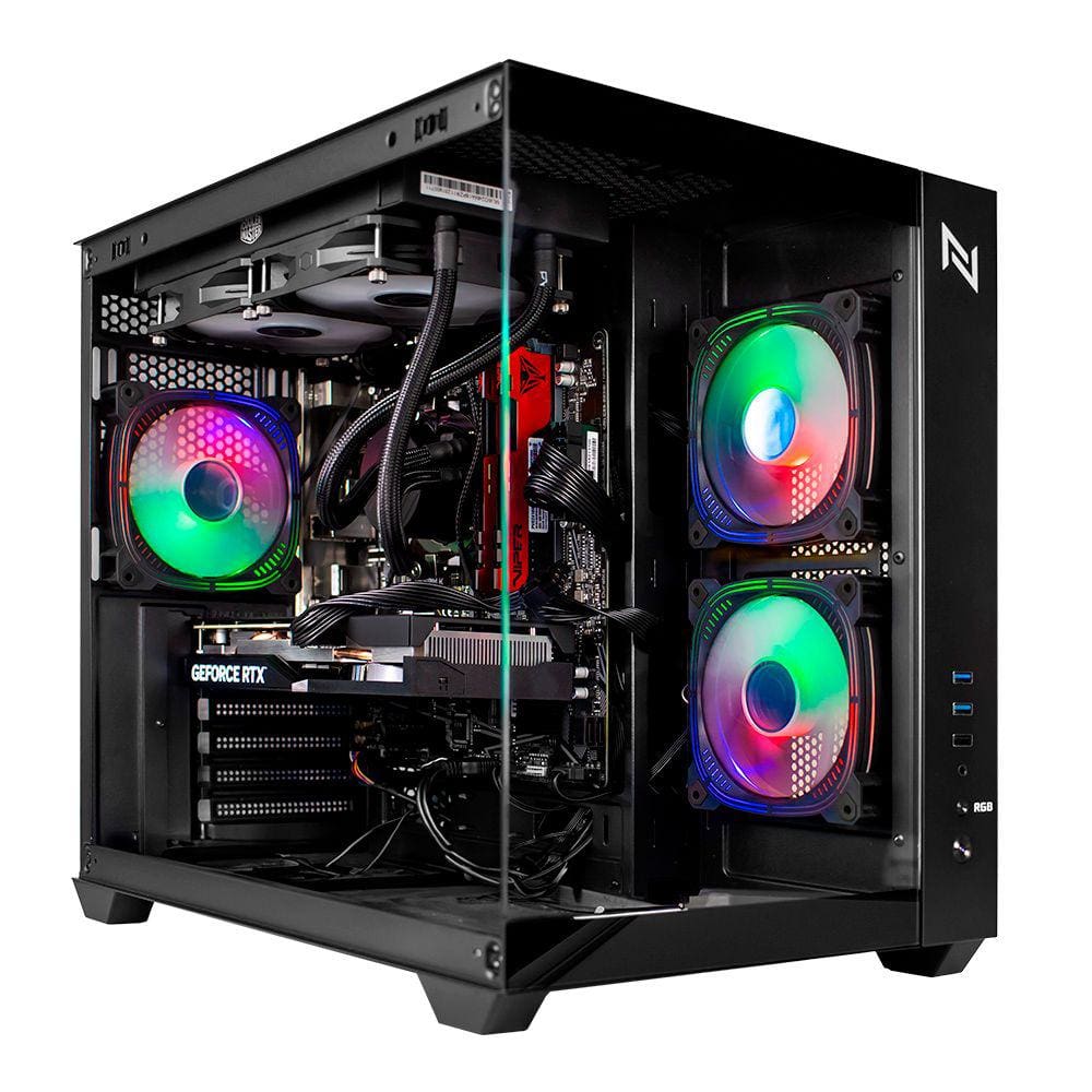 Pc Gamer Intel I7-12700F 16Gb 3200Mhz (Rtx 3050 6Gb) Ssd 480Gb, 600W 80 Plus, Neologic Aquarium - Nli86955