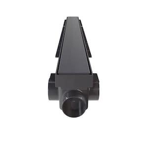 Ralo Linear com Tampa Cega 70 cm Astra Cinza