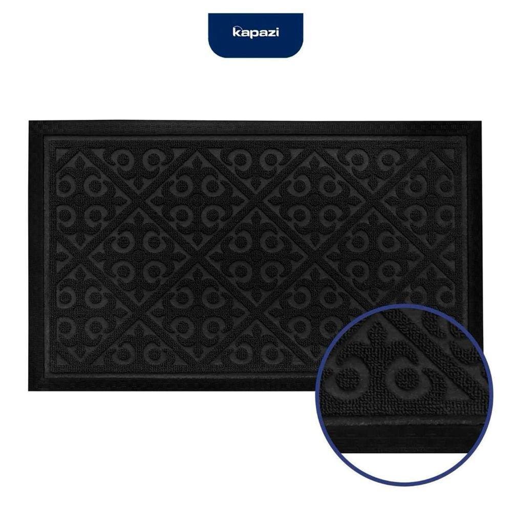 Tapete Waterkap Kapazi 40x75 cm Preto