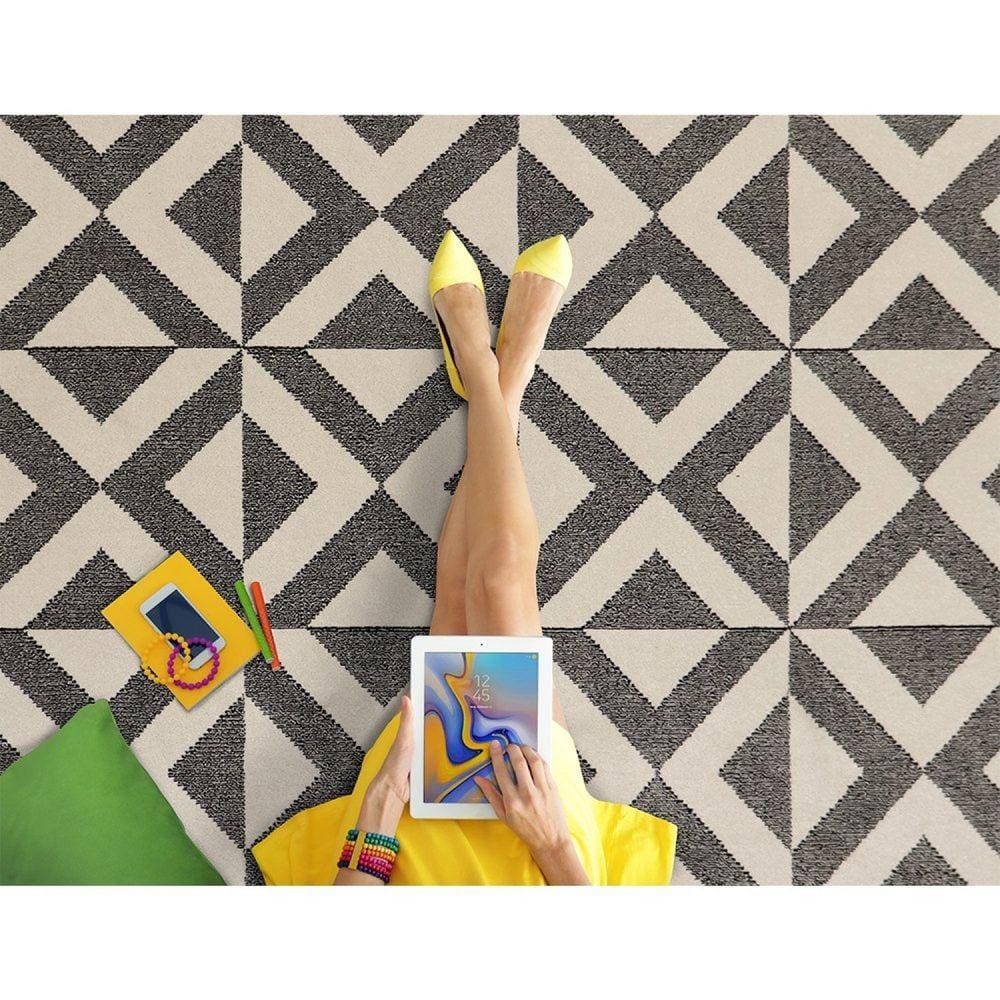 Tapete 150x200cm Black White Tapetes São Carlos Modern