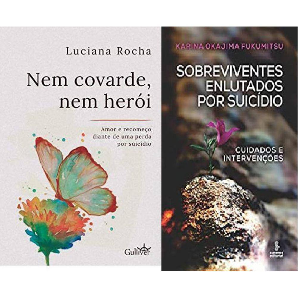 Kit 2 Livros Nem Covarde, Nem Herói + Sobreviventes