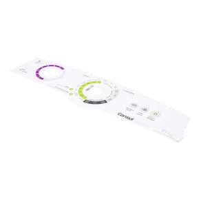 Painel de Controle Decorativo para Máquina de Lavar Consul - W10917242