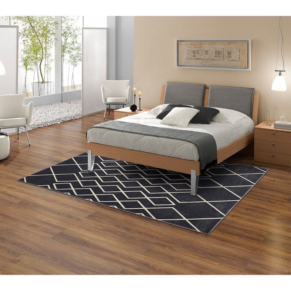 Tapete 200x250cm Lyre Supreme Tapetes São Carlos Cinza