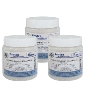 Sais De Banho Grosso Para Banho Esfoliação Relaxante - 2,7Kg