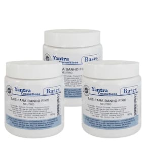 Sais De Banho Fino Para Banho Esfoliação Relaxante - 2,7Kg