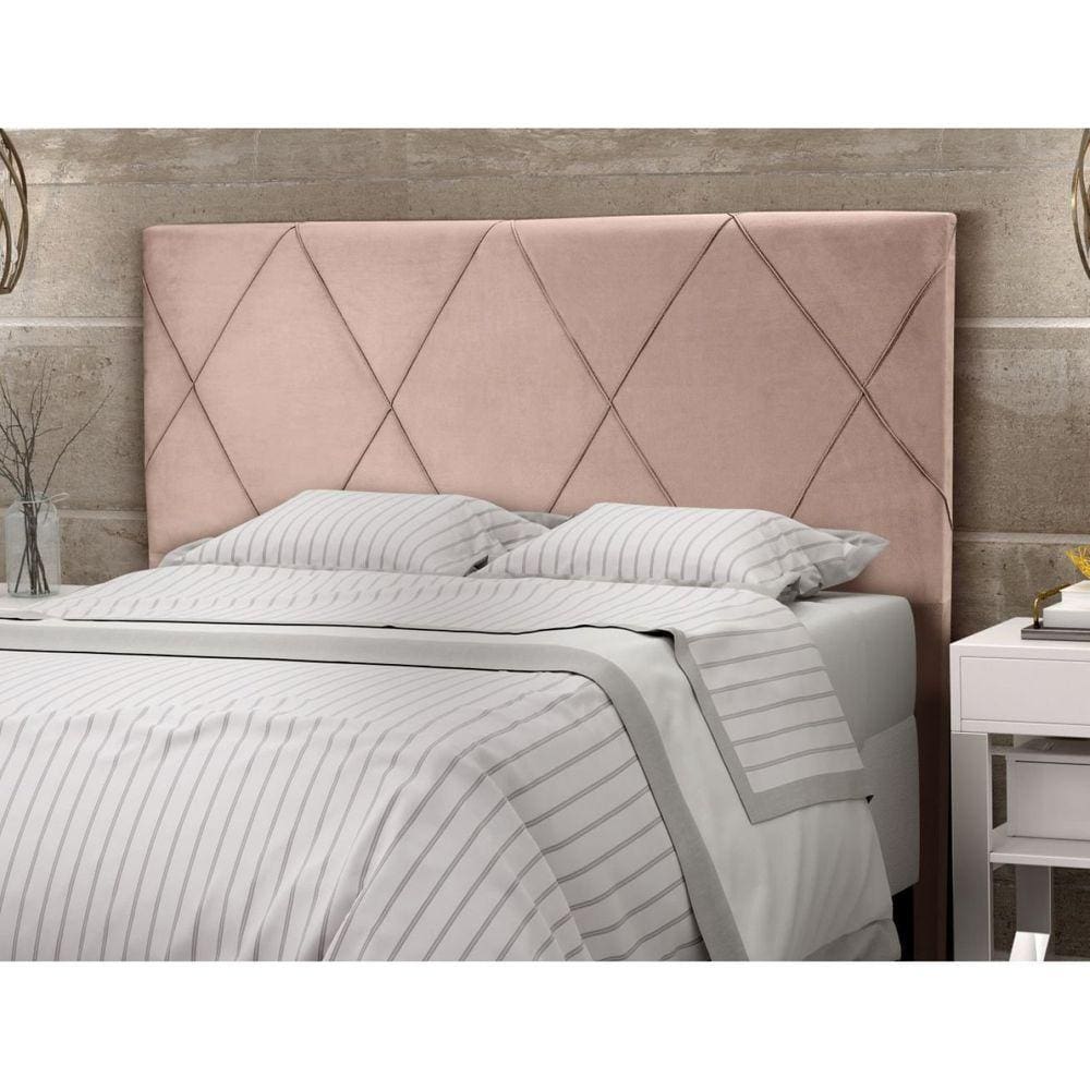Cabeceira para Cama de Casal Bréscia 160 Cm Bege
