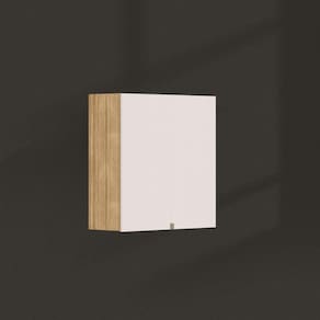 Armário para Cozinha Porta Articulada 80cm Freijó Soft