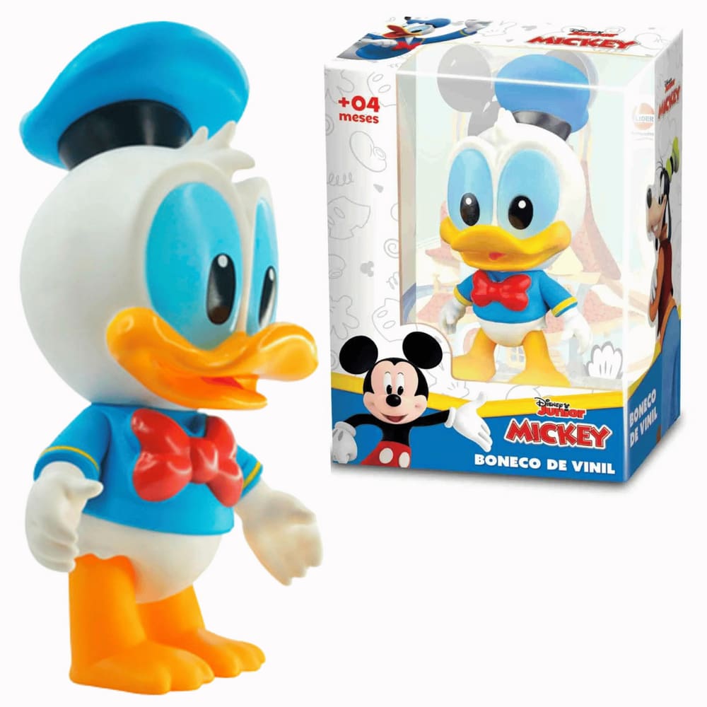 Boneco Boneco Vinil Disney Junior 12cm Colecionável Líder