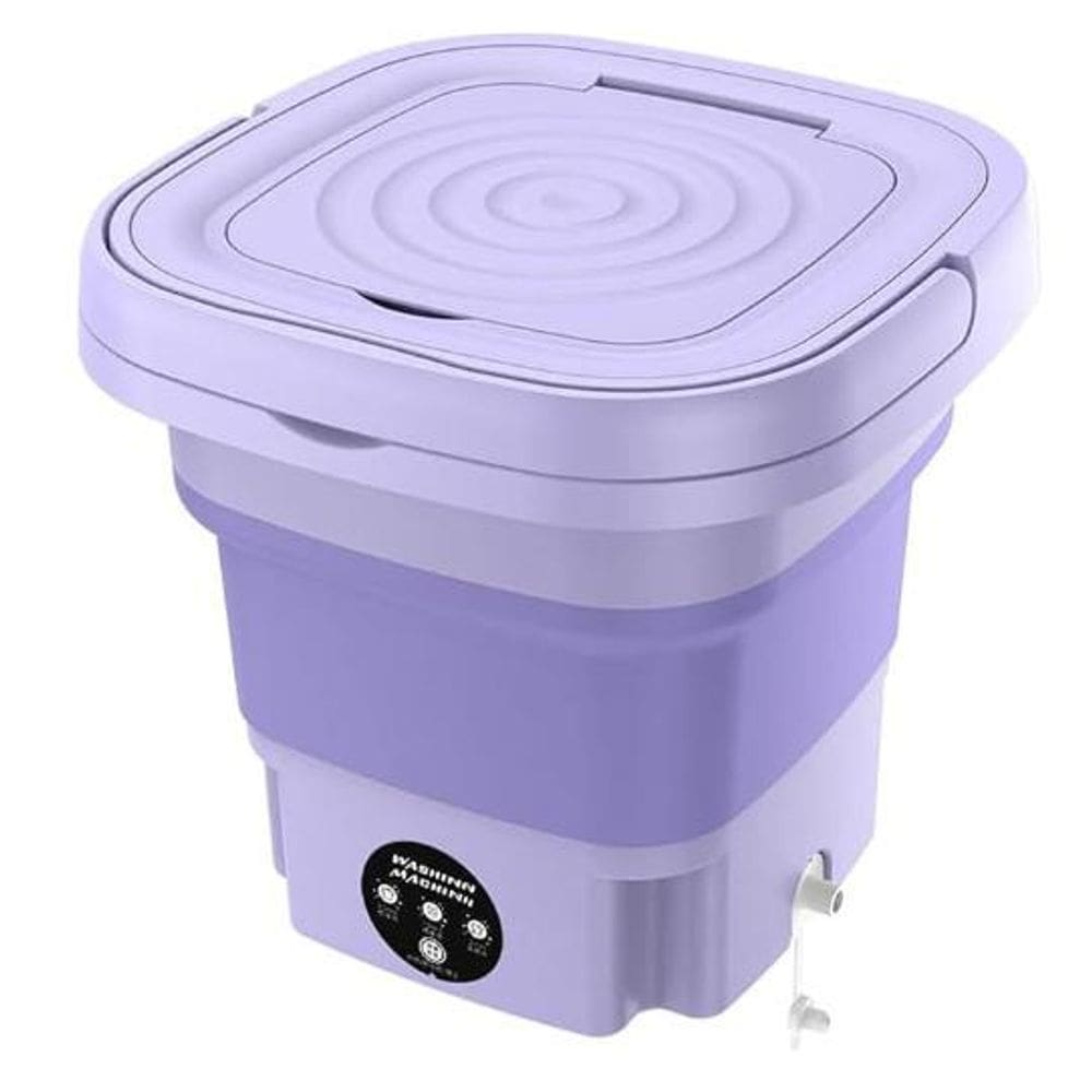 Conheça A Eficiência Da Mini Máquina De Lavar Roupa Dobrável