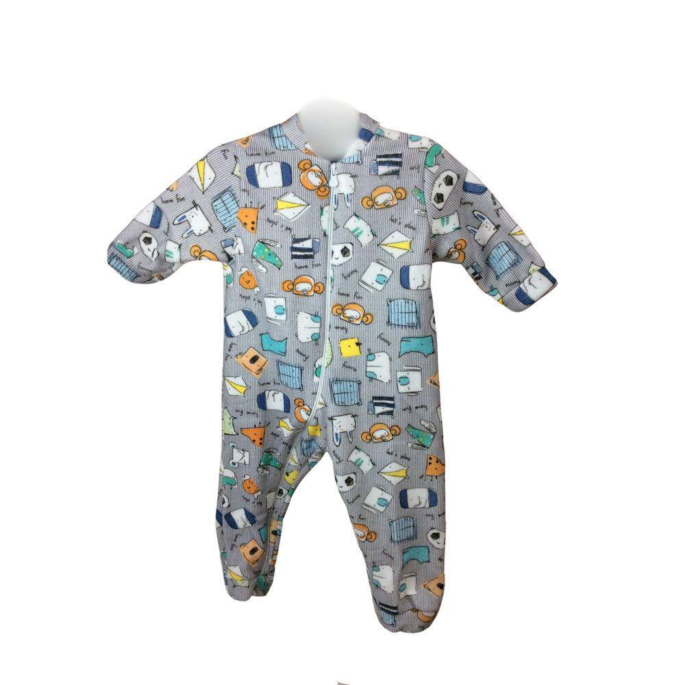 Macacao Pijama Soft Masculino Colorido