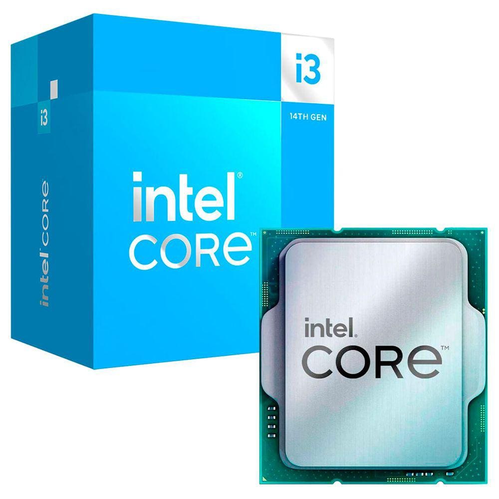 Processador Intel Core I3-14100, 3.5GHz (4.7GHz Turbo), LGA1700, 12MB Cache, 14ª Geração