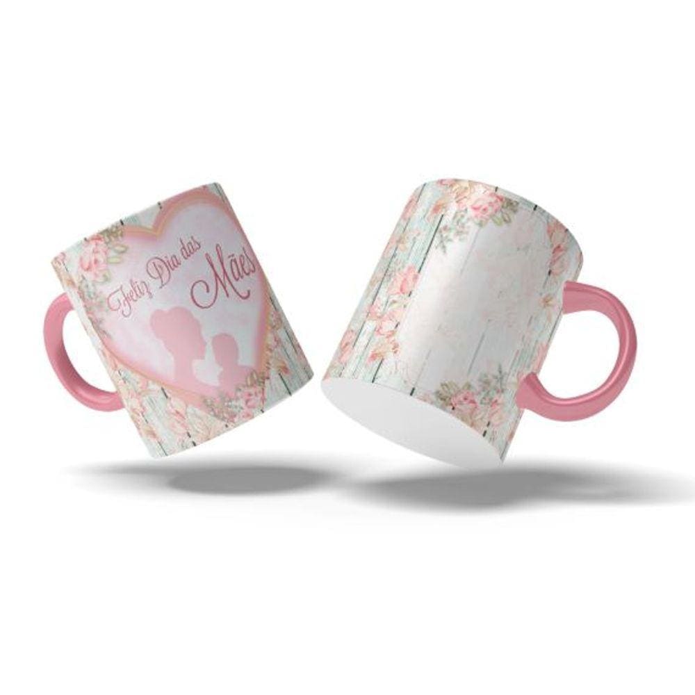 Canecas Rosa dia das Mães