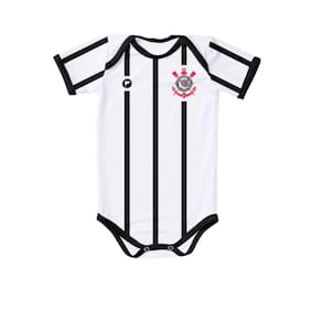 Body Corinthians Bebê Com Proteção Uv Torcida Baby
