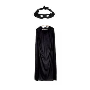 Fantasia Zorro Adulto C/ Capa e Máscara - 2 PÇS