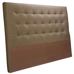 Cabeceira MH-2650 Herval Estofada King 195 cm Veludo Marrom B