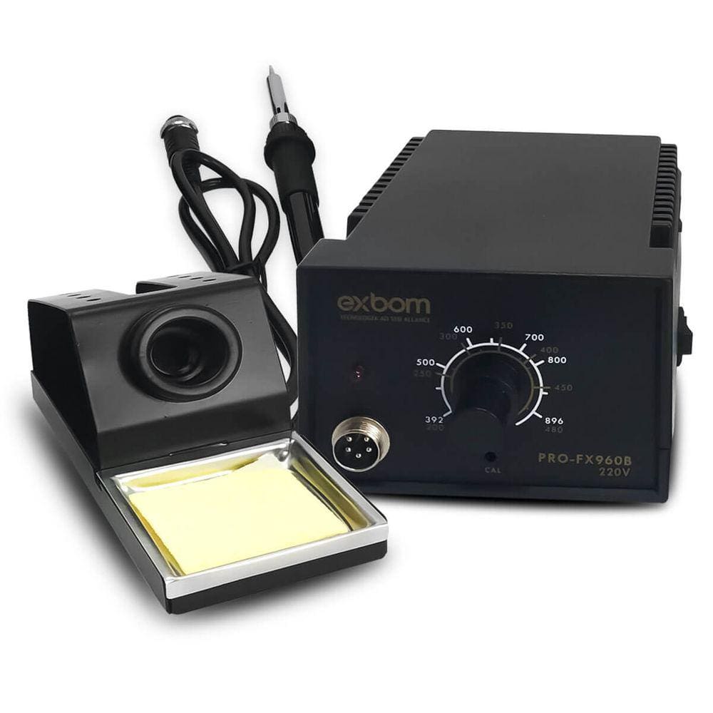 Estação de Solda Analógica 60W Profissional 480º Graus ESD 110 ou 220 V