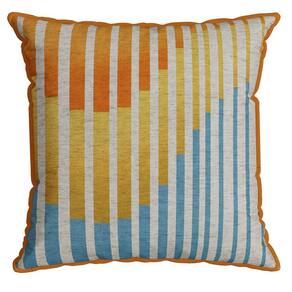 Capa Garden 041 com Cordone 43 Cm X 43 Cm Laranja/Mostarda