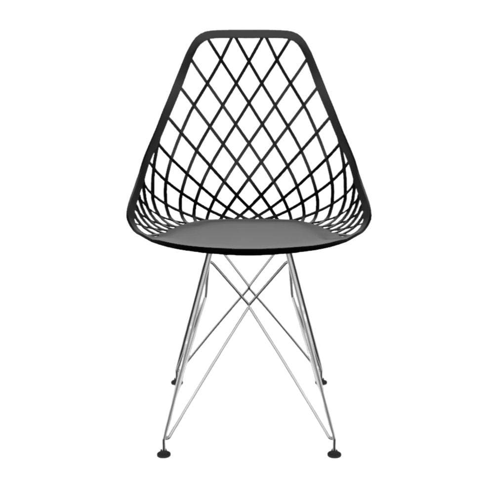 Cadeira para Sala de Jantar Kayla Eiffel Preto