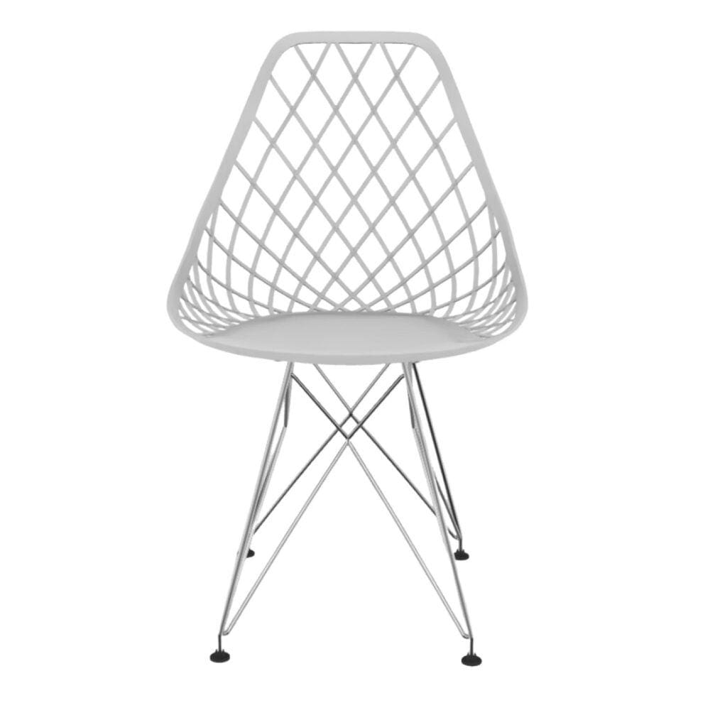 Cadeira para Sala de Jantar Kayla Eiffel Branco
