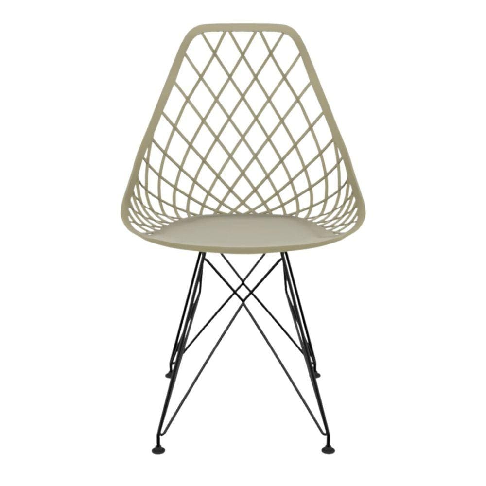 Cadeira para Sala de Jantar Kayla Eiffel Cinza