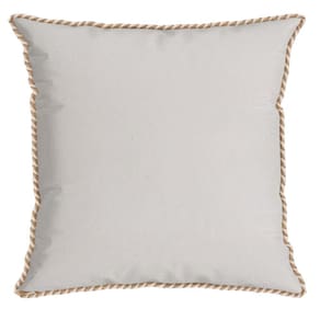 Capa Donatella 022 com Cordao Sisal 43 Cm X 43 Cm Branco