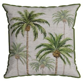 Capa Garden 052 com Cordone 43 Cm X 43 Cm Verde/Bege