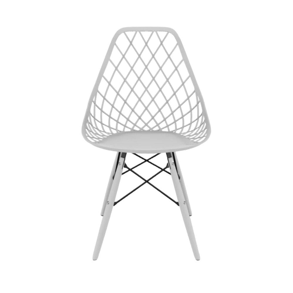 Cadeira para Sala de Jantar Kayla Dsw Inj Branco