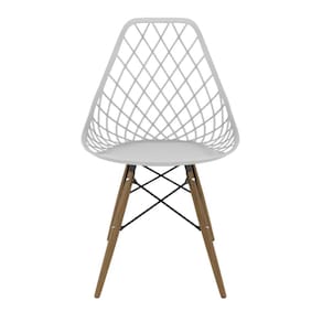 Cadeira para Sala de Jantar Kayla Dsw Branco