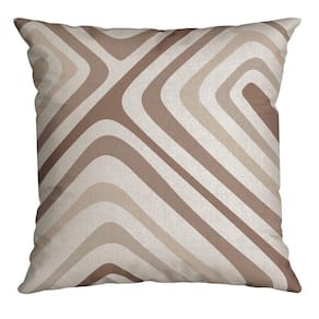 Capa de Almofada Silk Home 618 43 Cm X 43 Cm Rose / Branca