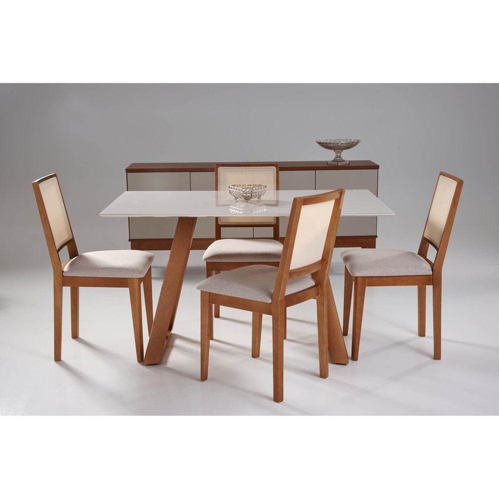 Mesa para Sala de Jantar 120cm Viena Imbuia