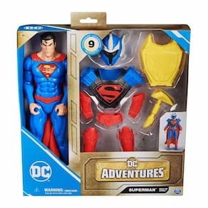 Dc Boneco Superman Homem De Aço 30Cm E Armadura 3385 - Sunny