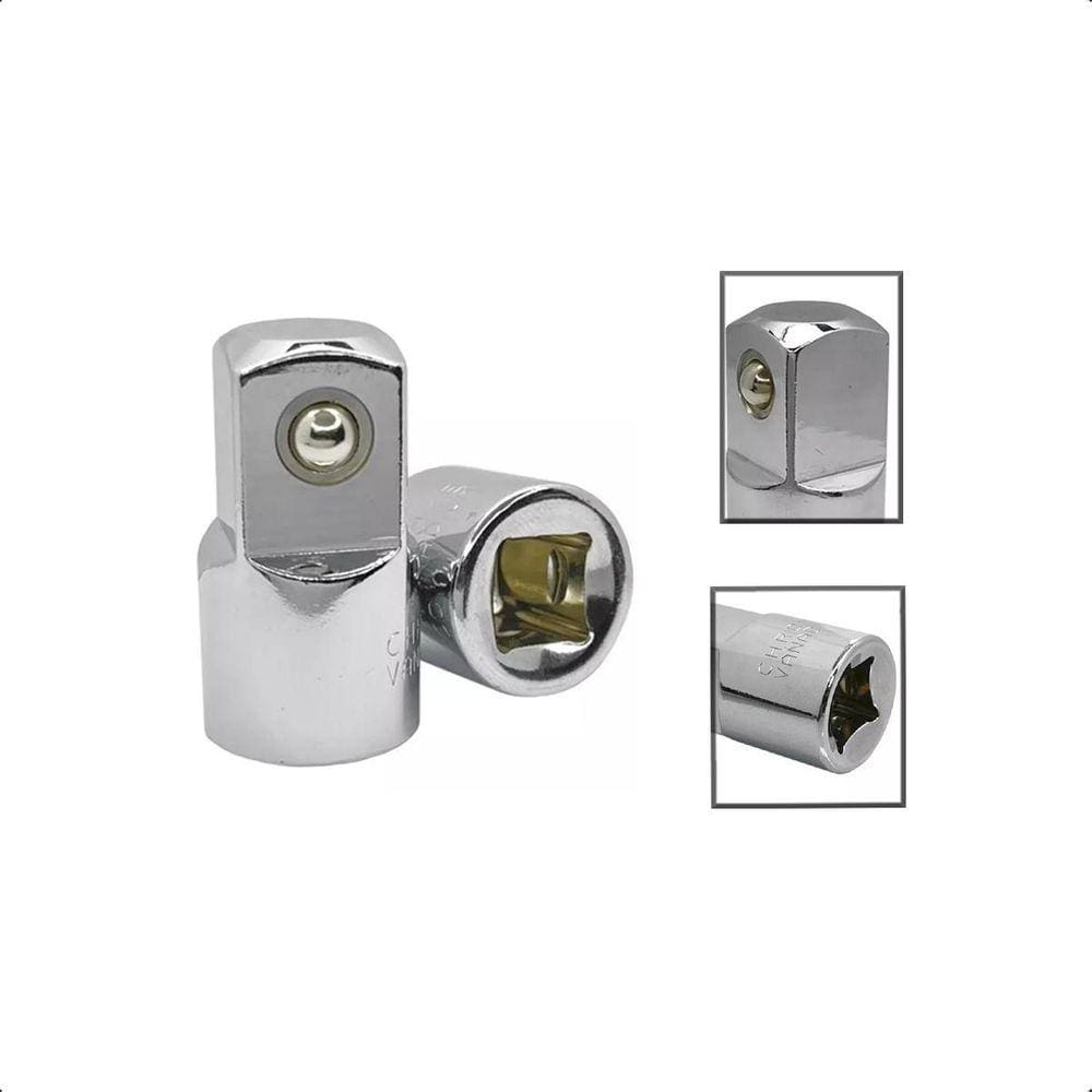 Adaptador Para Soquete Cromo Vanádio 1/2F X 3/4M
