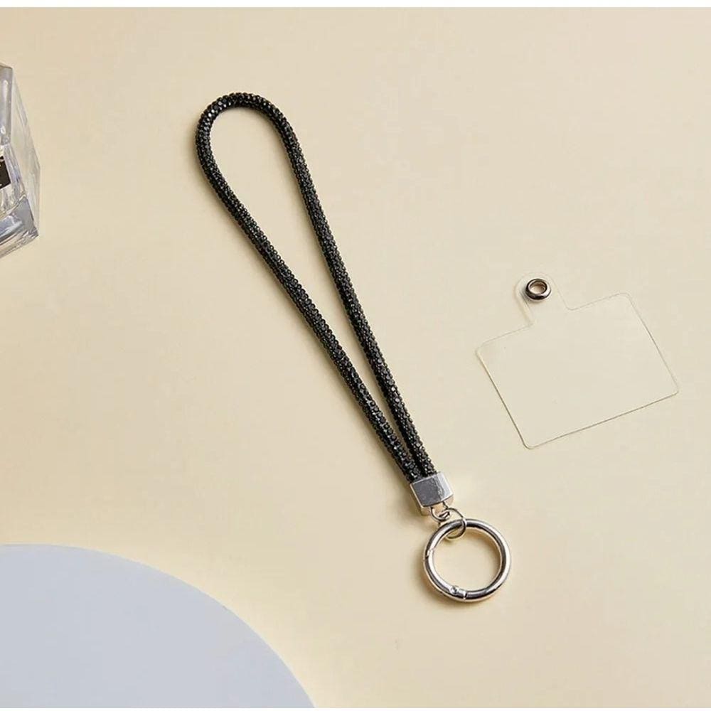 Cordão de Pulso para Celular / Chaveiro / Telefone Anti Perda Strass Brilhante Cordinha Alça de pulso Brilho