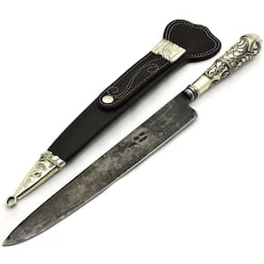 Faca Antiga Rara Solingen Bainha Picaça Lâm 26 cm