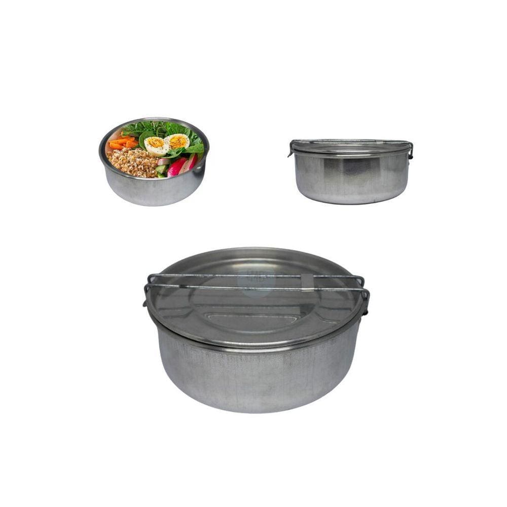 2 Marmita Termica De Aluminio Polida Com Cabo Para Fogo N16