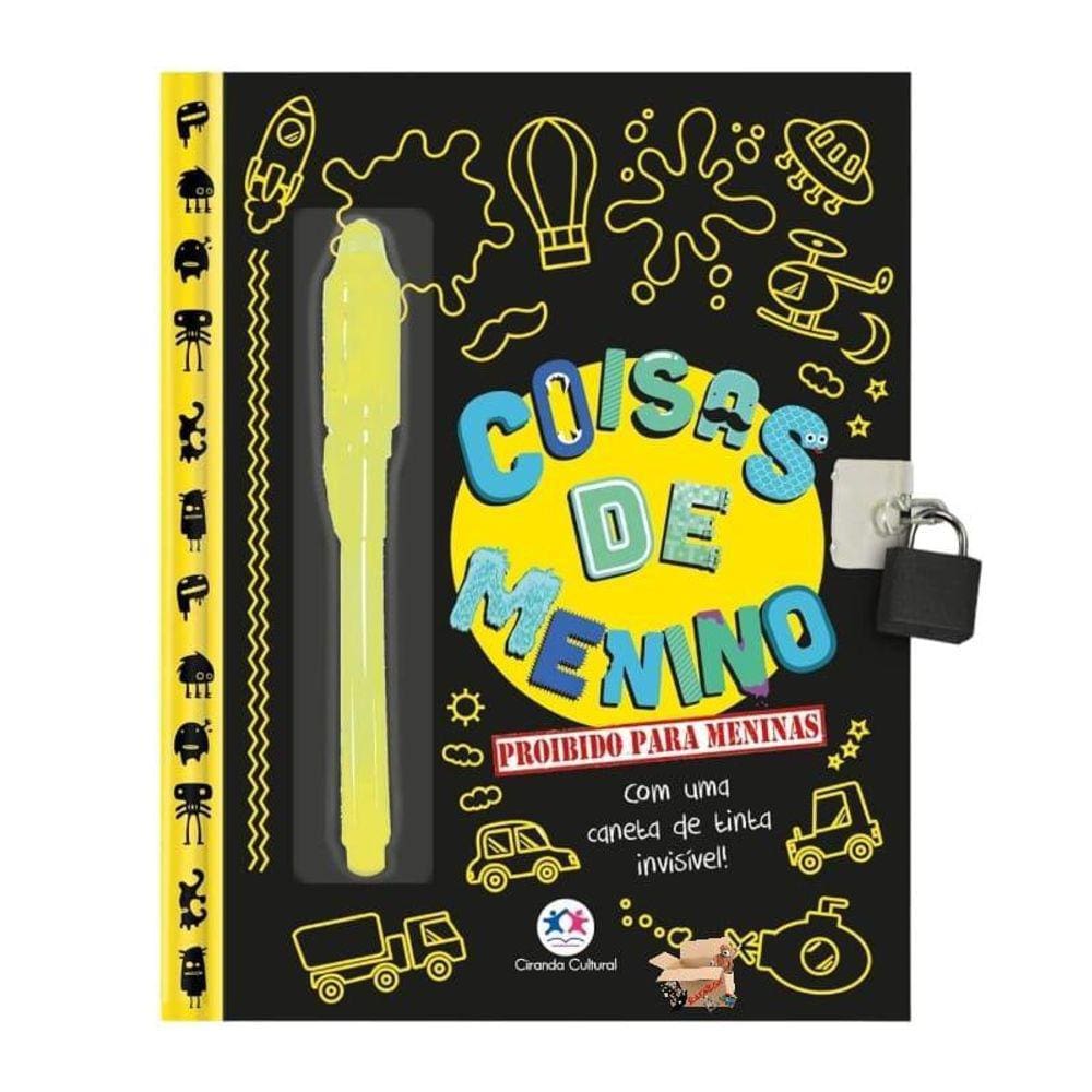 Meu Diário Mágico Coisas De Menino Proibido Para Meninas